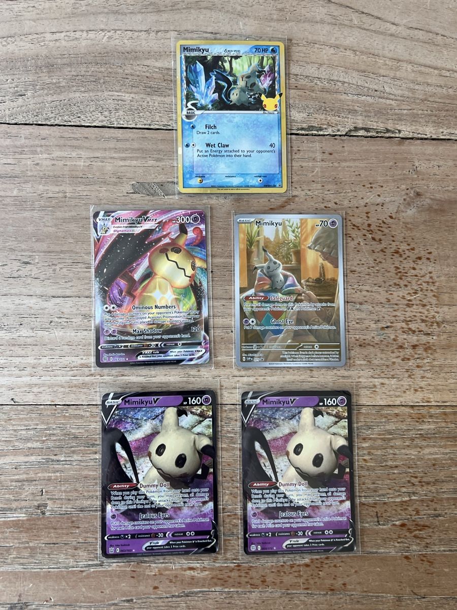 Pokémon Carte collezionabili: Mimikyu LOT 15 Karten NM – Nuovo (secondo la descrizione) da Zollikon venduto da inf_l5jd