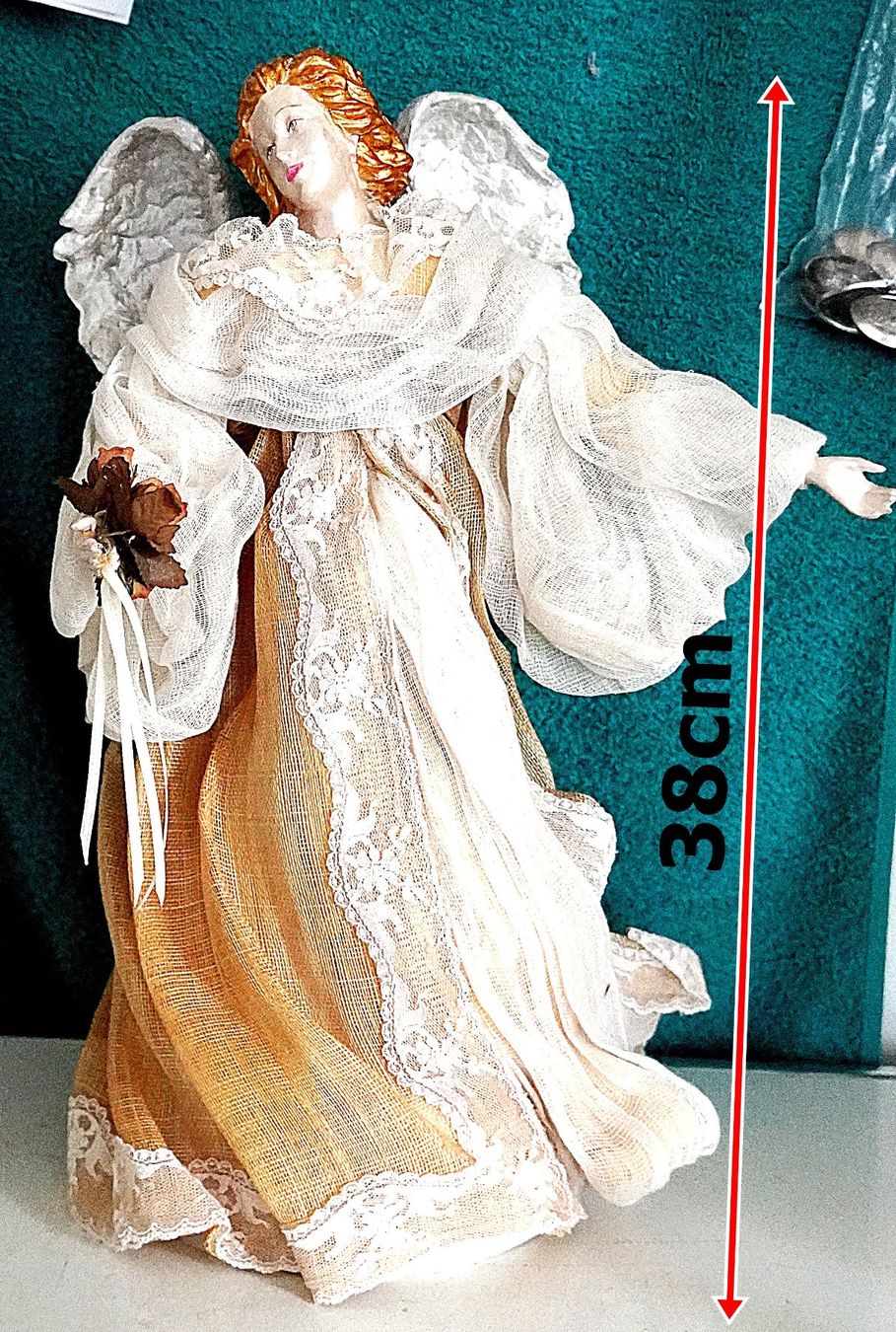 Statuette: Engel in Stoff-Kleidern – Usato da Baar venduto da 2cvbaar