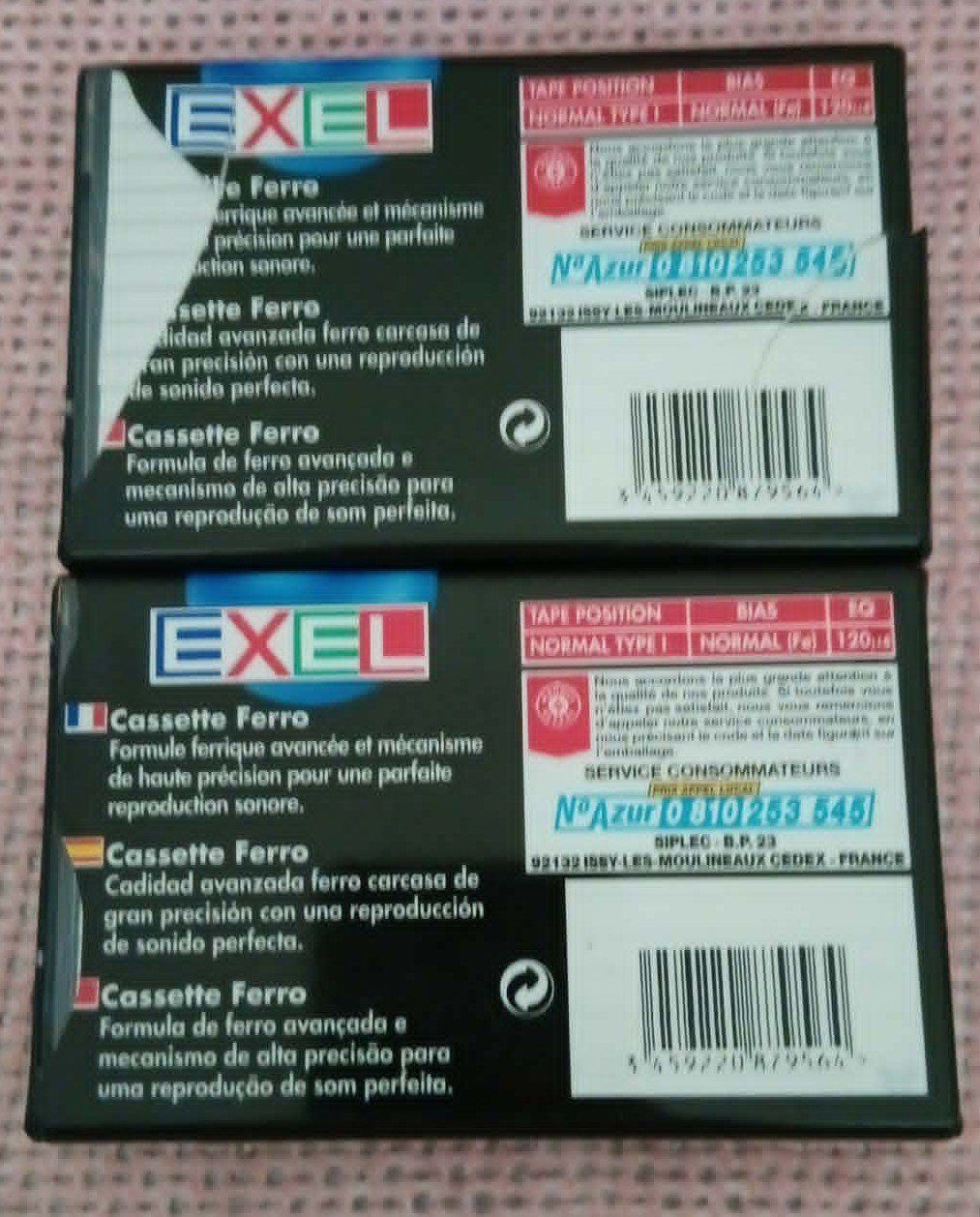 Musicassette: EXEL FERRO 90 / 2 x cassette - kassette MC scellées – Nuovo e nell'imballaggio originale da Le Locle venduto da borgespatricia 1