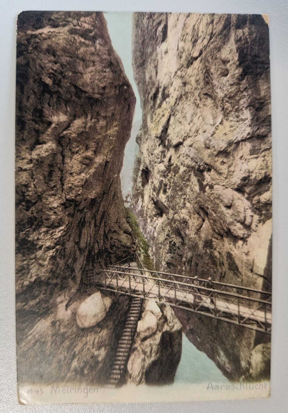 Ansichtskarten: Aareschlucht Meiringen ca 1900 – Neu (gemäss Beschreibung) aus Melchnau von Arthurius