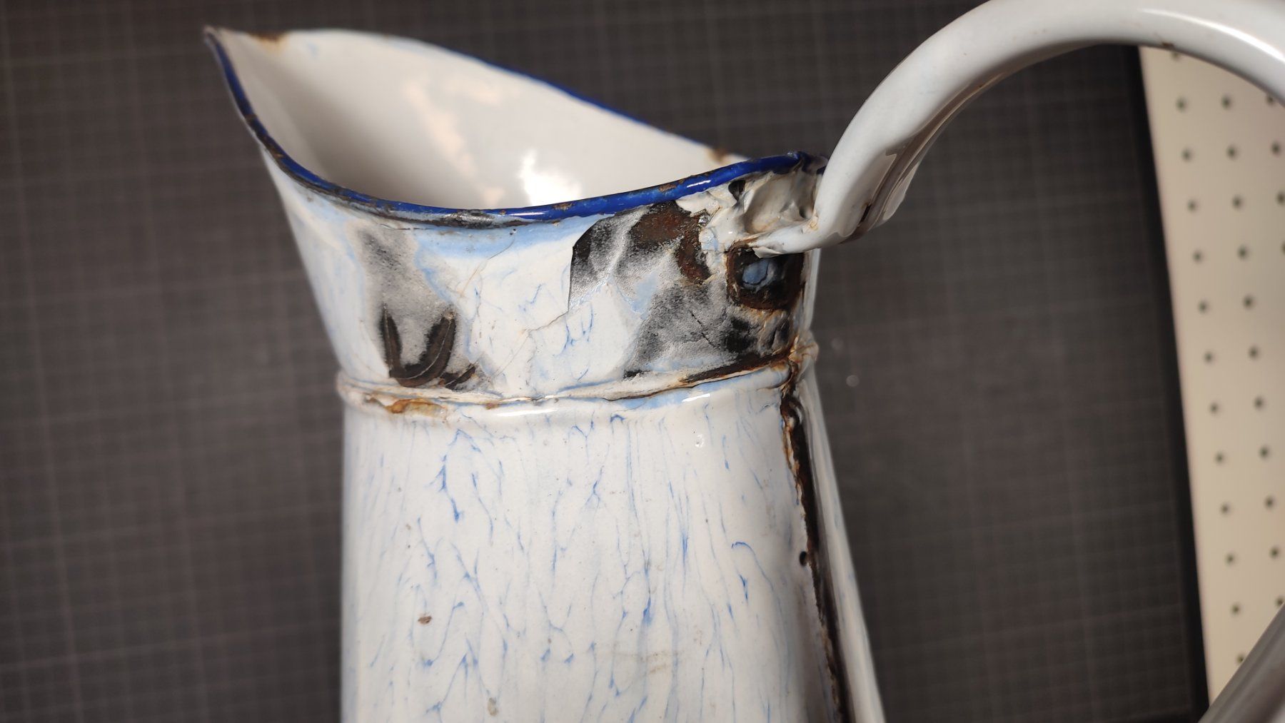 Caraffe: Wunderschöne Antike Kanne EMAILLIERT – Usato da Gelterkinden venduto da MYSTOREFORYOU4460 3
