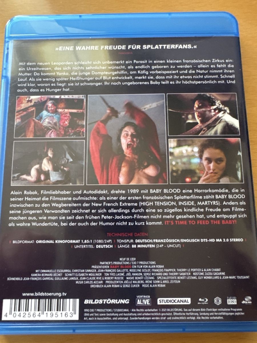 Tous les DVDs: Baby Blood Vergriffen  – D'occasion à Brunnadern par Nanuk60 1