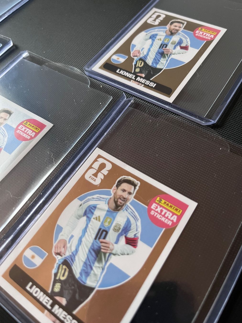 Panini Carte collezionabili: Messi + Ronaldo Bronze / Silver / Gold Panini Extra Sticker – Nuovo (secondo la descrizione) da Villeret venduto da Ma_To 1
