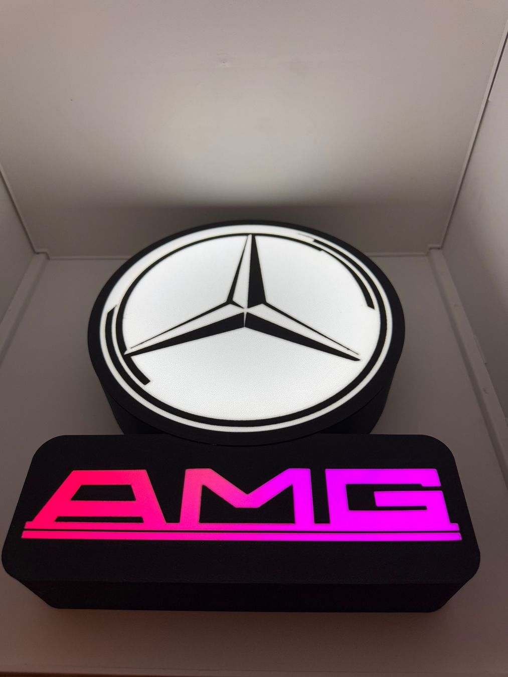 Lampen: Lightbox lampe led Mercedes AMG rechargeable – Neu (gemäss Beschreibung) aus Vicques von PAMB3D 9