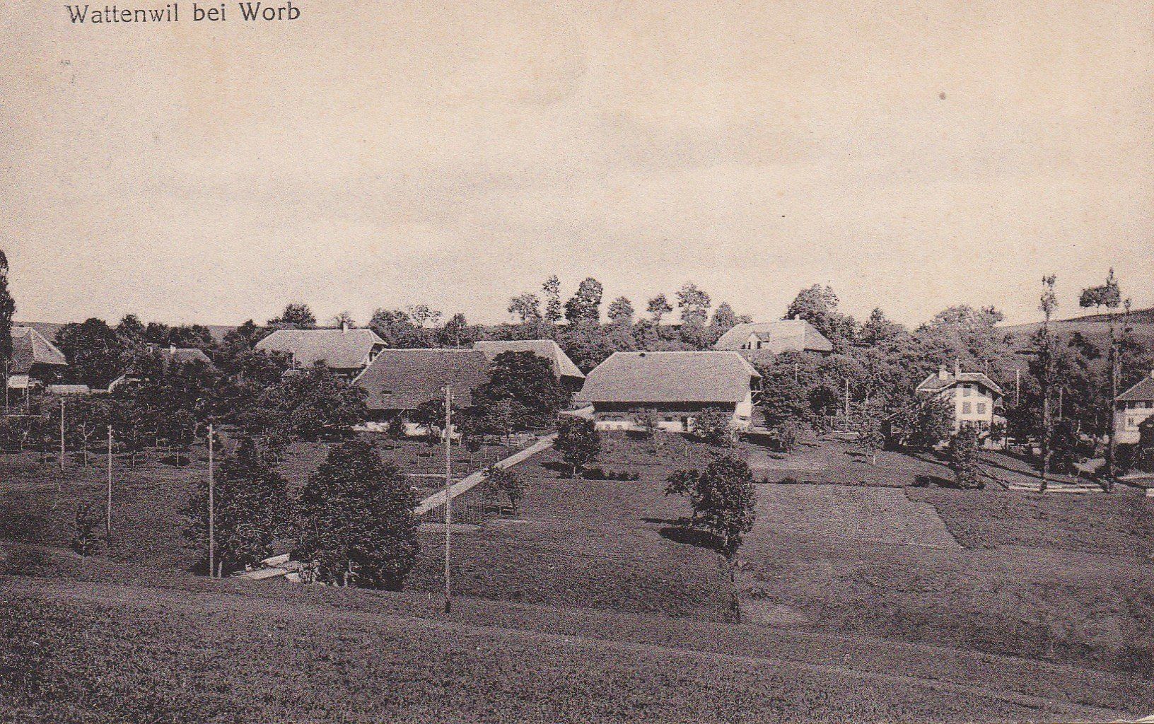 Cartoline postali: AK - Wattenwil bei Worb - gel.15.5.1926 – Usato da Fribourg venduto da schnalla92