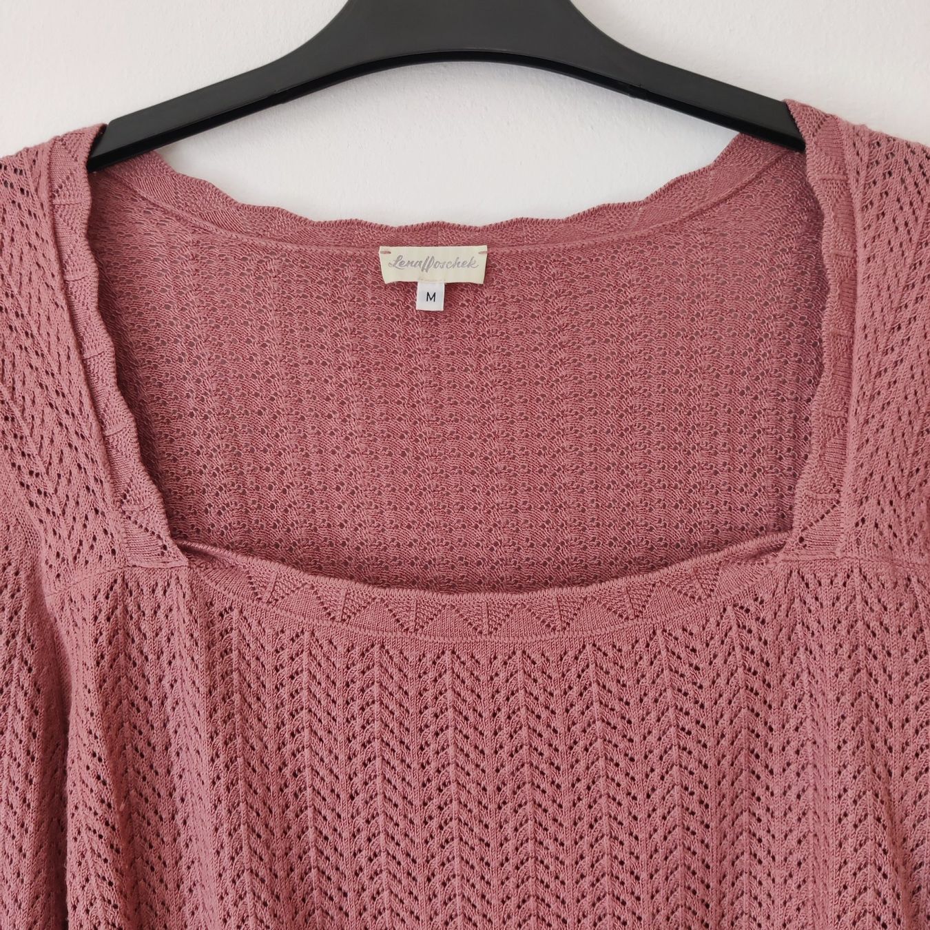 Lena Hoschek Maglioni & Felpe: LENA HOSCHEK Charmante Pulli Pullover Rosenholz Gr.M – Usato da Winterthur venduto da Lotusherz 1