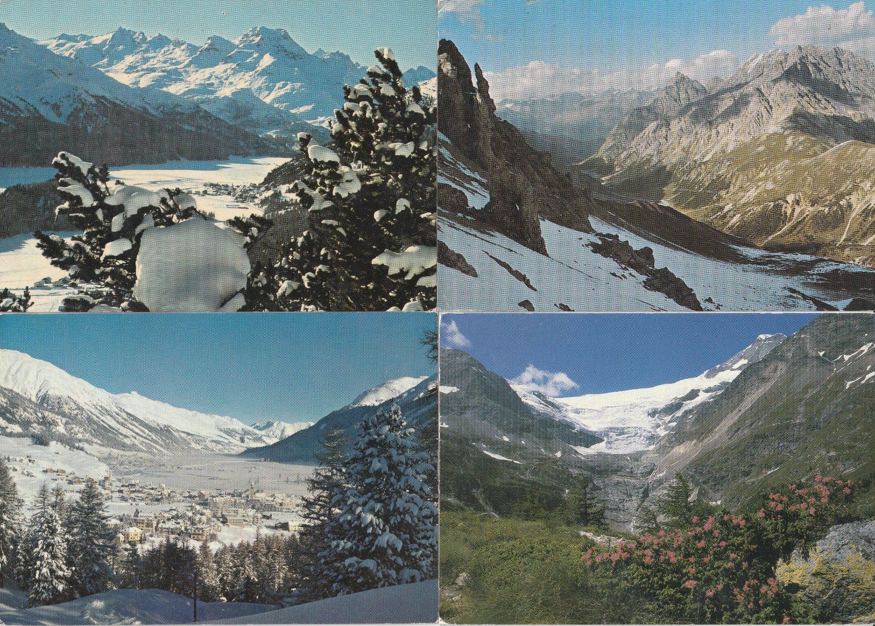 Cartoline postali: 20 AK Landschaften Engadin – Usato da Lumbrein venduto da made02 4
