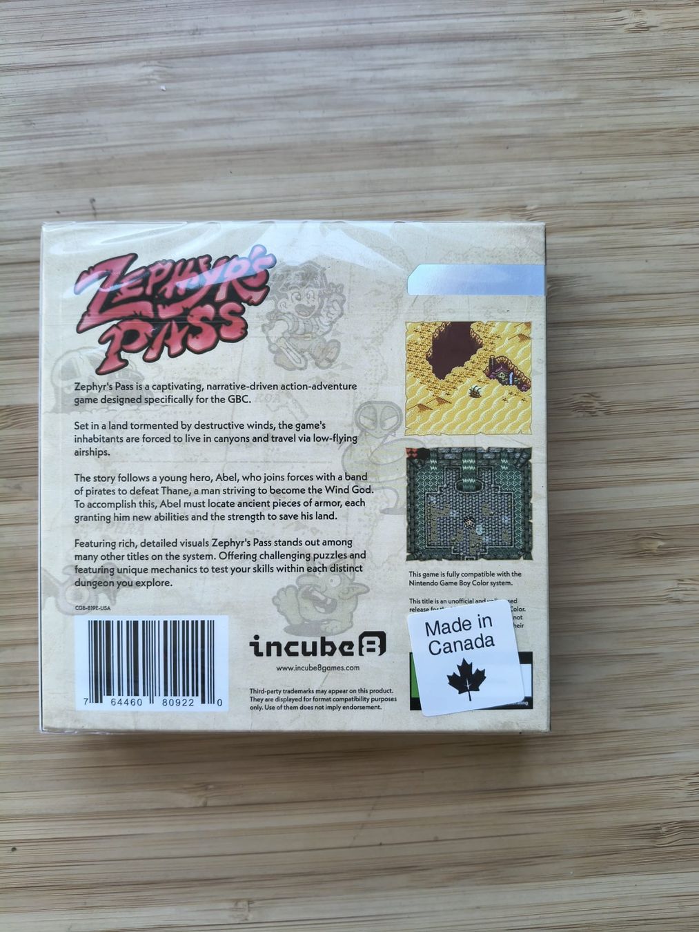 Giochi: Zephyr's Pass Sealed (GBC) – Nuovo e nell'imballaggio originale da Riedholz venduto da ste_96cd 1
