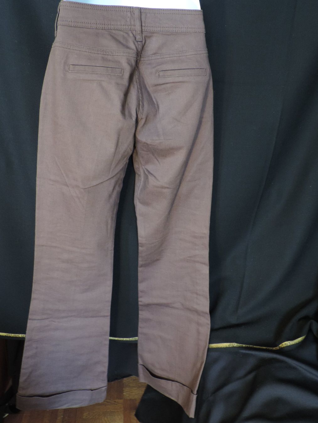 Pantaloni: pantalon patte d'éph brun – Usato da Genève venduto da Axelle333 7
