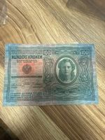 Alte 100 Kronen Banknote - Österreich-Ungarn, 1912!