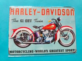 Blechschild Harley Davidson Motorrad