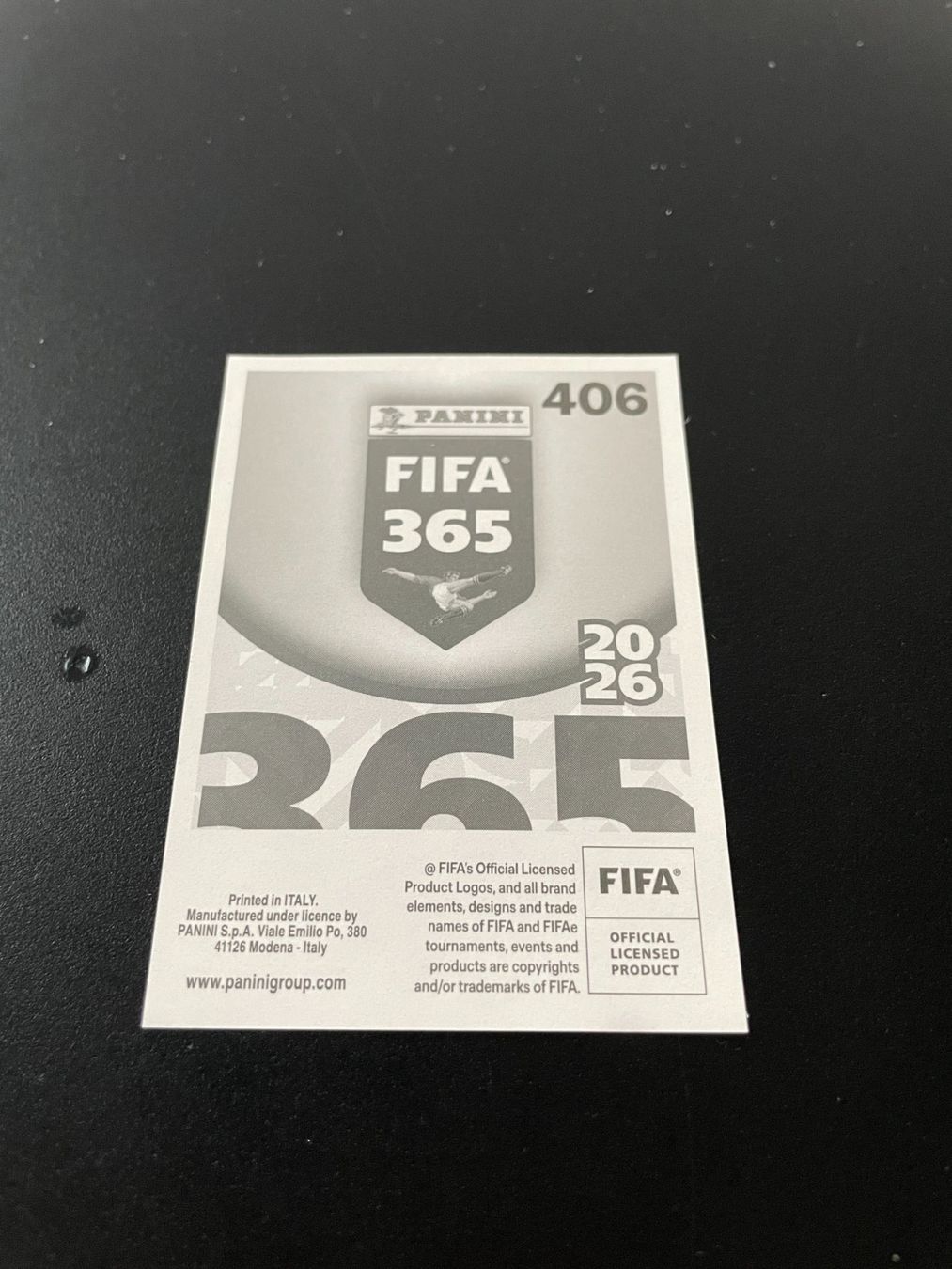 Panini Cartes à collectionner: Panini Fifa 365 - 2026 - Nr 406 – D'occasion à Fahrwangen par Venez 1