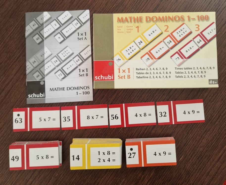 Mathe - Domino 1 bis 100 (Gebraucht) in Marbach SG für CHF 7 – mit