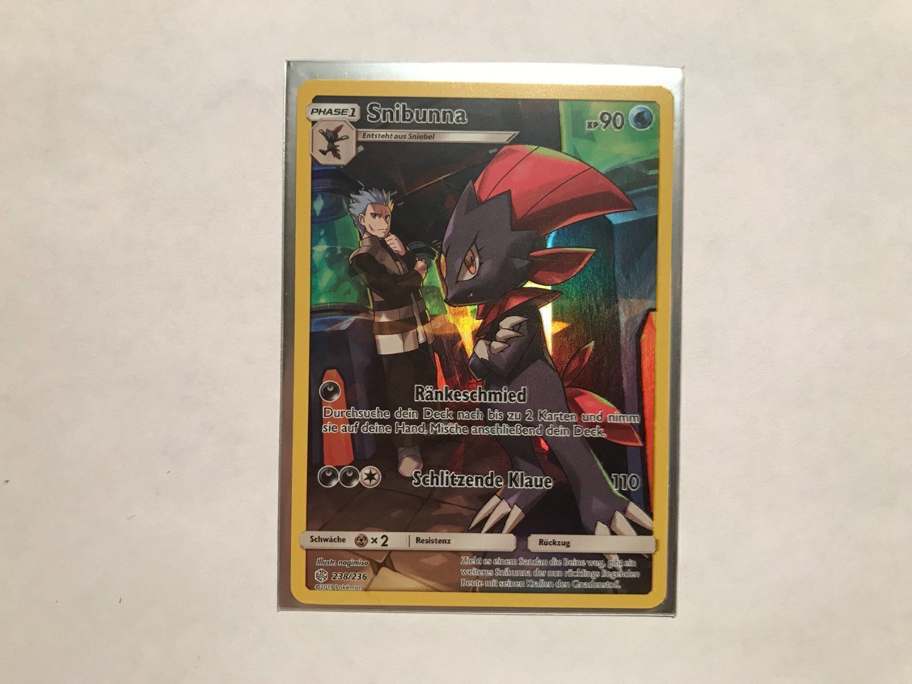 Pokémon Carte collezionabili: Snibunna Fullart – Nuovo (secondo la descrizione) da Hagendorn venduto da Pokecollectorch