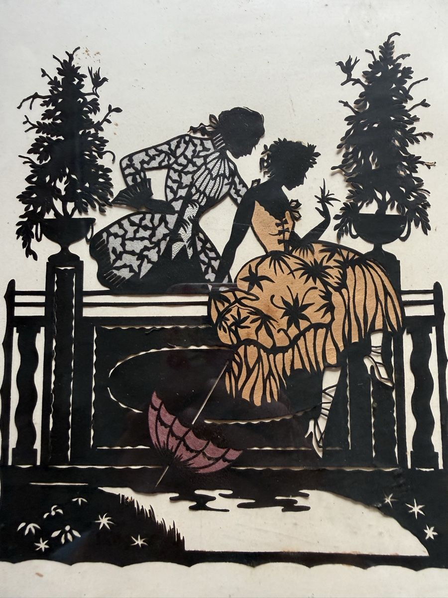 Grafiken & Lithographien: Original Scherenschnitt Art Déco – Gebraucht aus Konolfingen von petzipetz 1