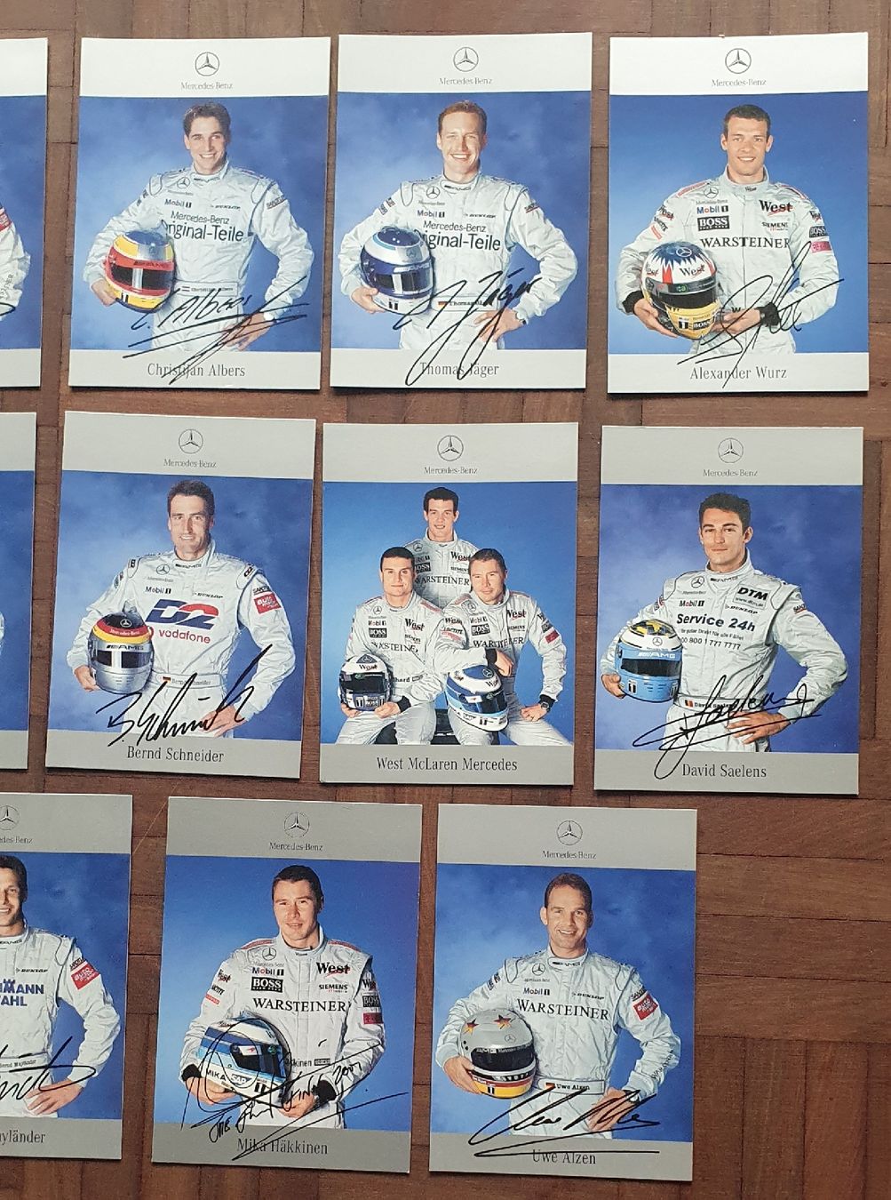 Autografi: 14 Autogrammkarten aus 2001, Formel 1 und DTM – Usato da Kreuzlingen venduto da Rschweiz1 2