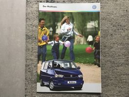 VW Multivan Verkaufsprospekt 32 Seiten Oktober 1998