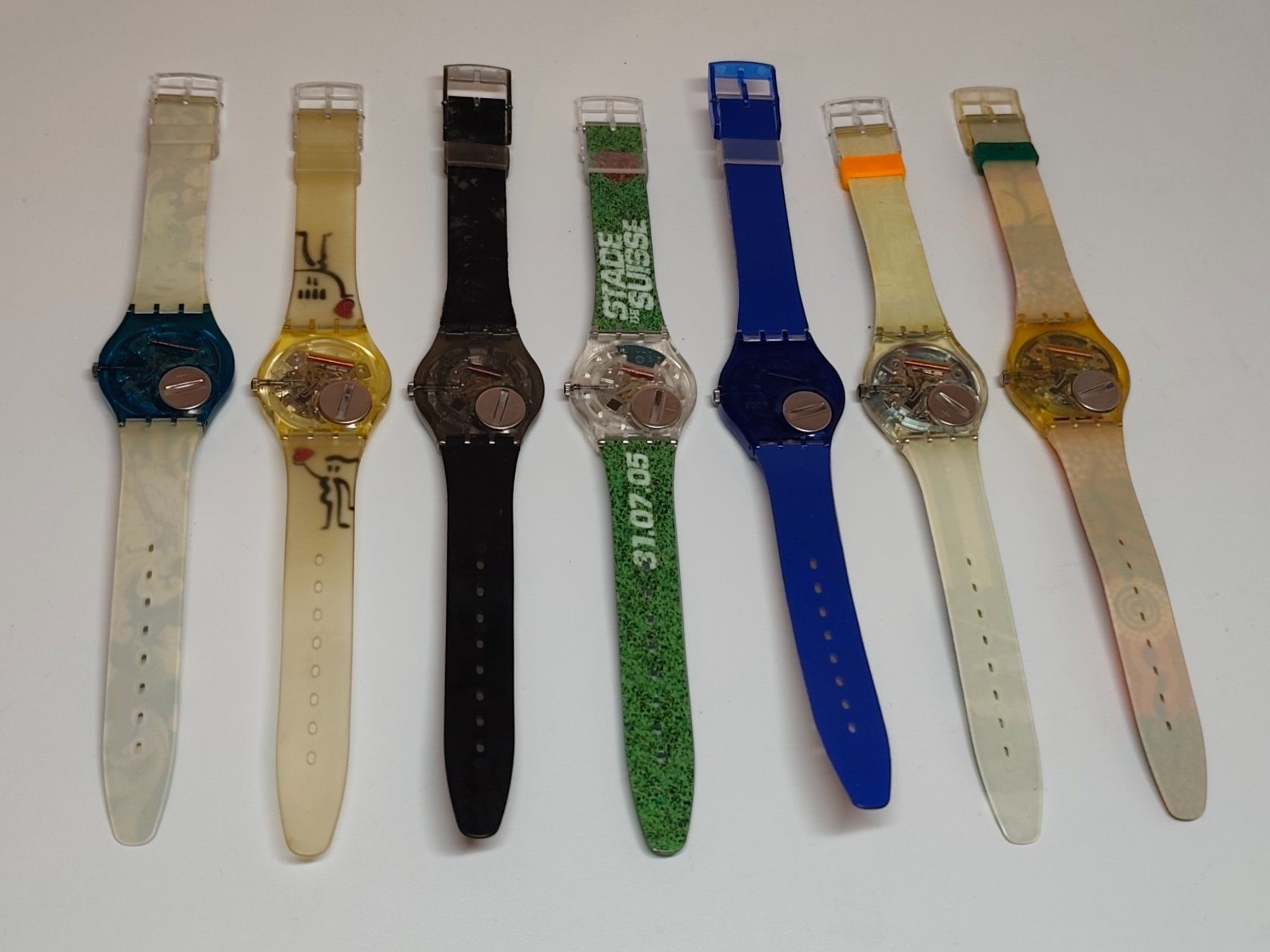 Swatch Orologi: Uhren Lot 7 Swatch Uhren – Difettoso da Eschenbach SG venduto da Piratenschatz 3