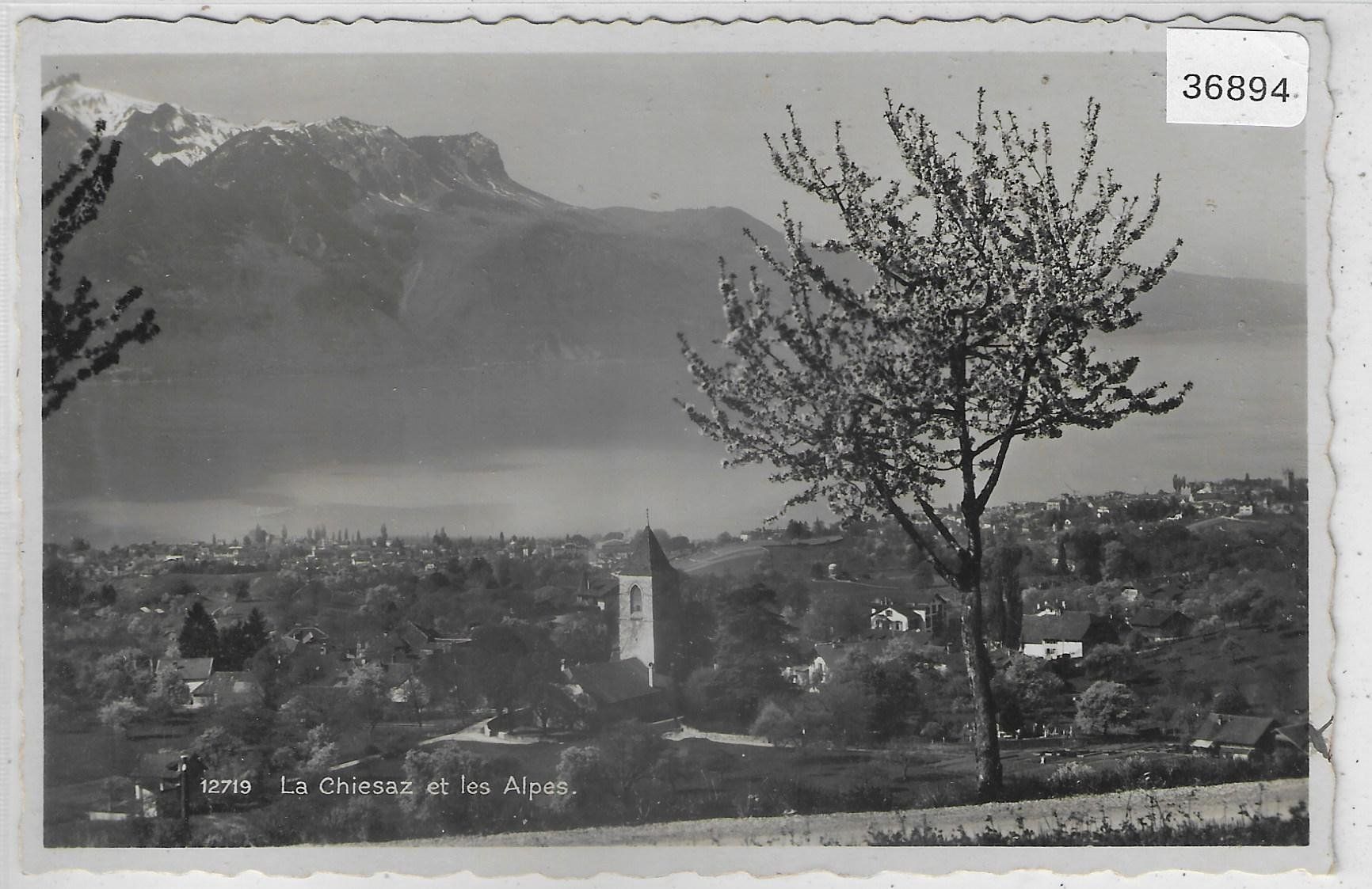 Cartoline postali: La Chiesaz et les Alpes – Difettoso da Ettingen venduto da Kartenplanet