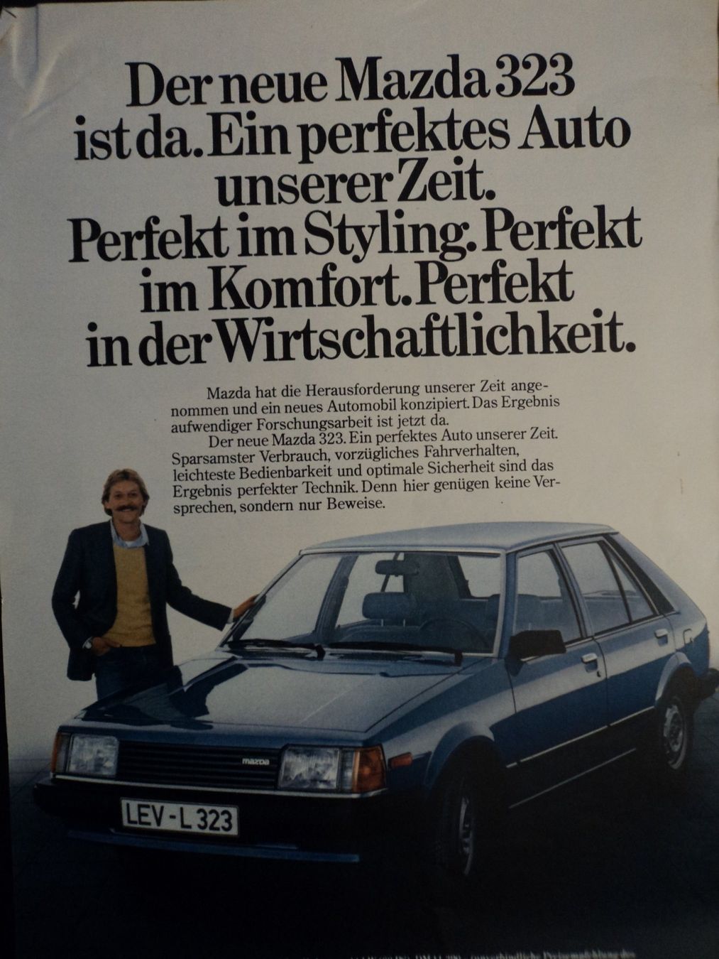 Mazda Documenti: Prospekt Werbung Mazda 323 – Usato da Schwarzenburg venduto da modelCARama 1