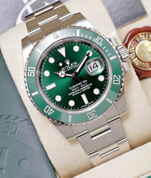 Rolex Submariner Dare Réf. 116610LV «Hulk» Full Set 2013 -CH | Kaufen ...