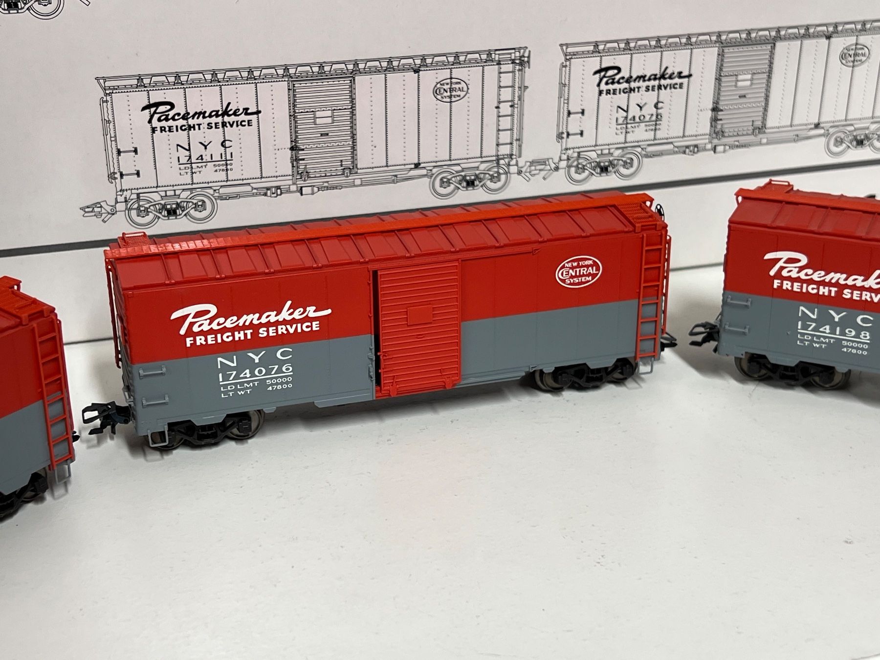 Märklin Trains électriques: Märklin 45648  Freight Car Set Pacemaker NYC  H0 AC – Neuf (Voir description) à Neuenhof par ludovicco 3
