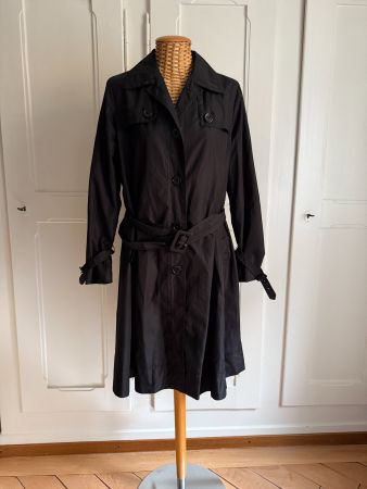 MASSIMO DUTTI - Trenchcoat schwarz 38
