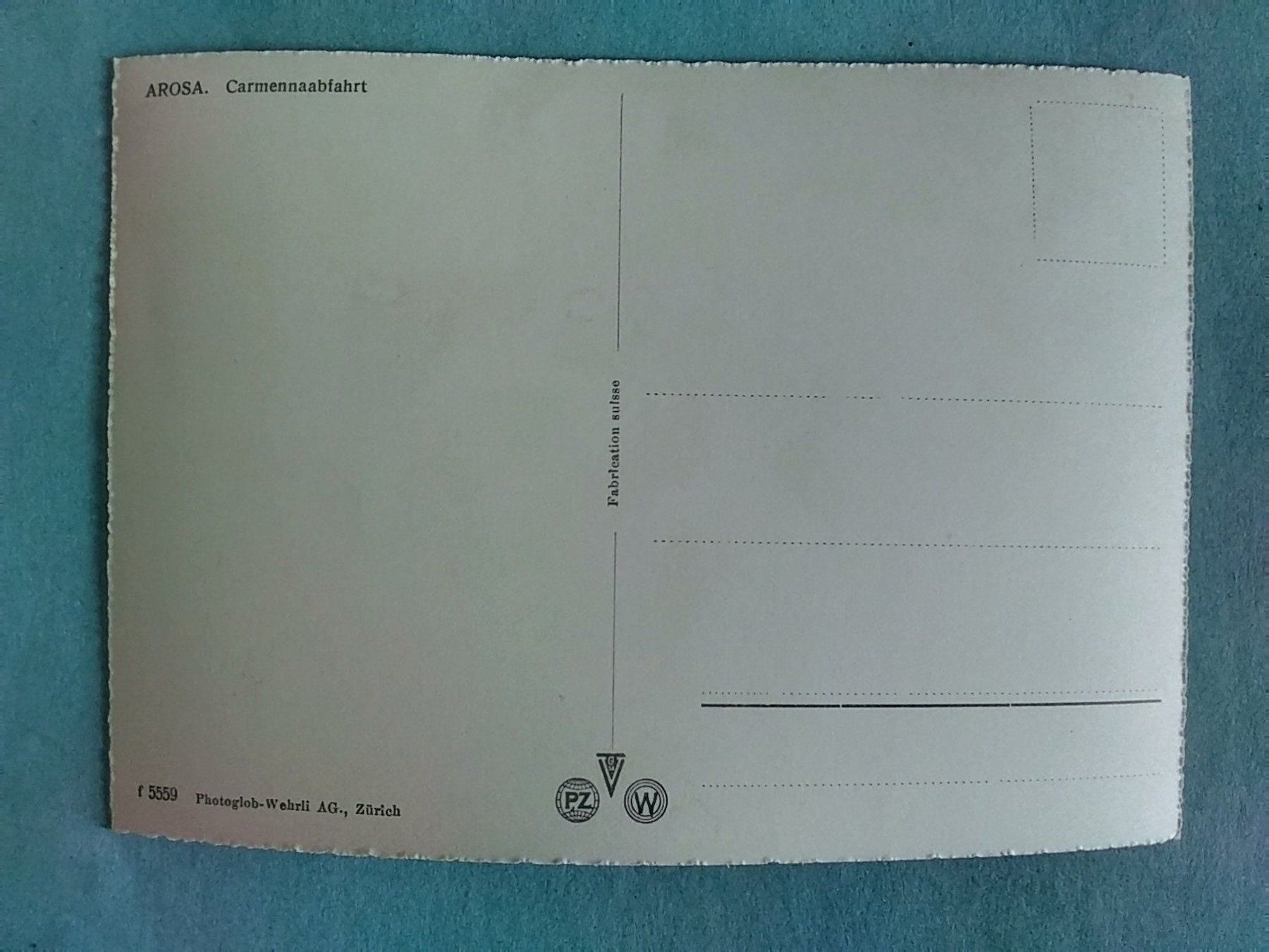 Cartoline postali: Arosa Carmennaabfahrt – Usato da Appenzell venduto da lama19 1