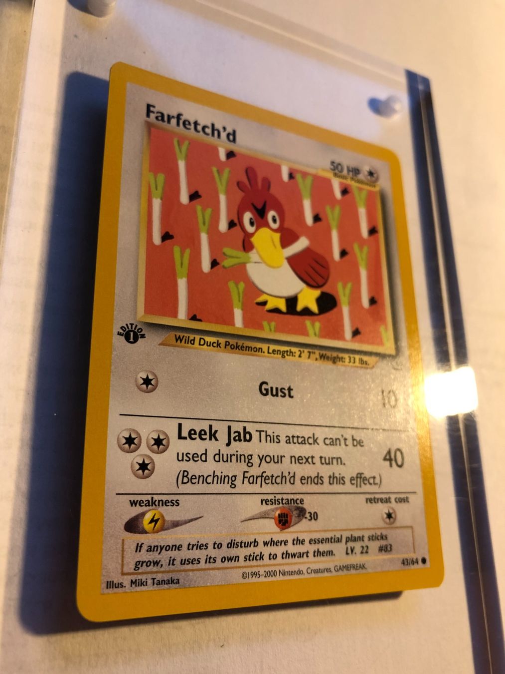 Sammelbilder & Trading cards: Farfetch'd 1st Neo Revelation - MINT - ab 1.- – Gebraucht aus Giubiasco von dan_pr8b 1