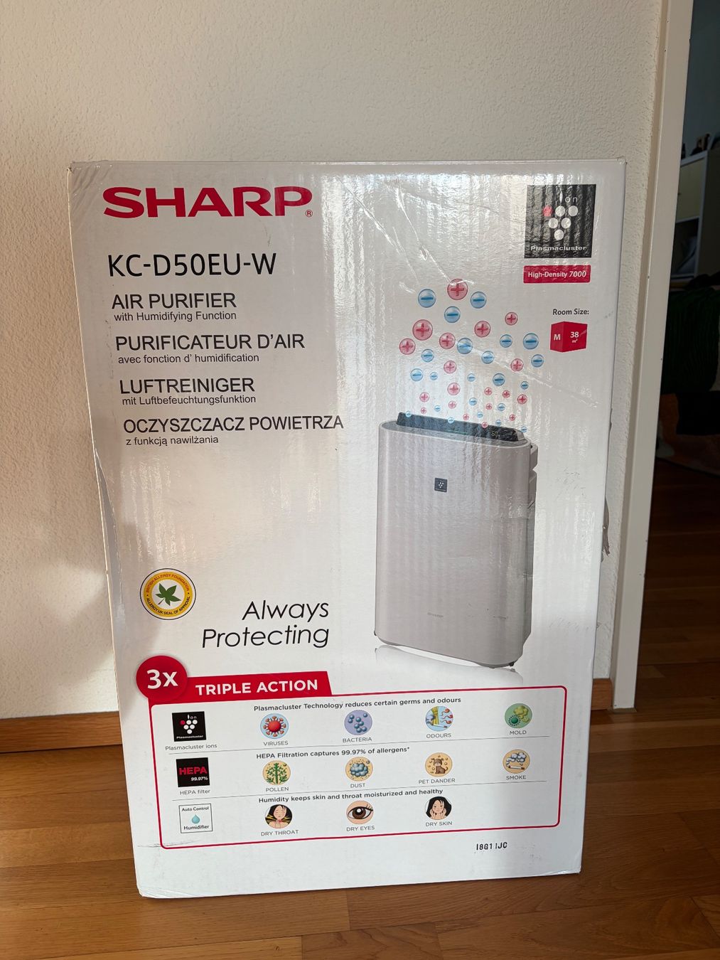 Sharp Umidificatori d'aria: Sharp KC-D50EU-W Luftreiniger & Luftbefeuchter | HEPA Filter – Usato da Zürich venduto da mas_fz88 5