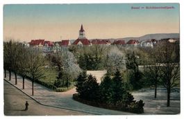 Basel, Schützenmattpark, gelaufen 1915