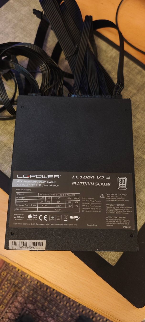 Componenti elettronici: LC Power 1000W – Usato da Wölflinswil venduto da EIFACH_CJ 2