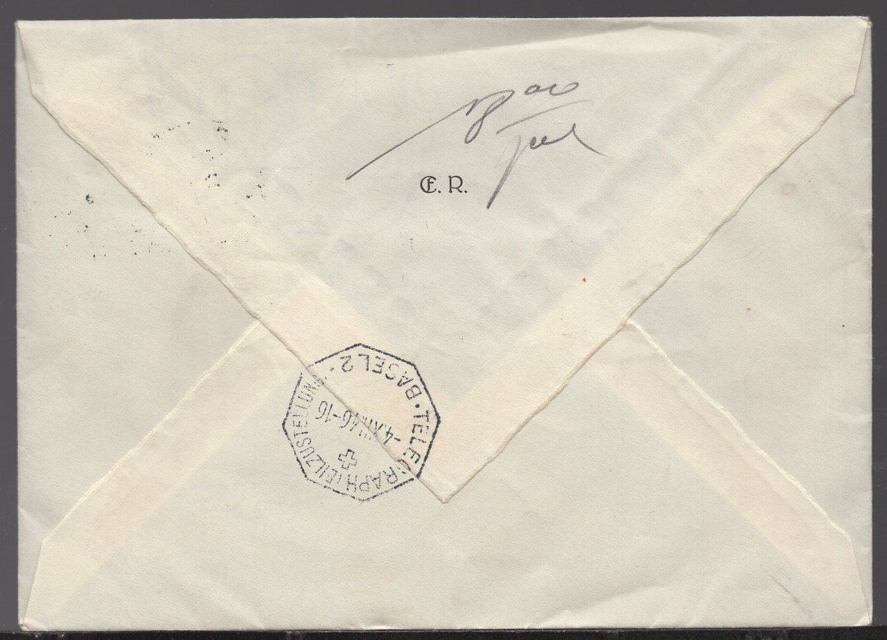 Tous les timbres: MORGES, 4.XII.46  Express   BASEL 4.XII.46 TELEGRAPH  EILZ. – D'occasion à Aarau par kufi44 3