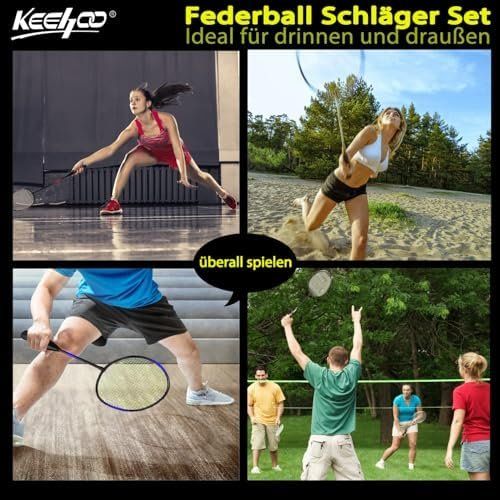 Jeux: Federball Badminton Schläger of 2 oder 4 Erwachsene Kinder – Neuf avec emballage d'origine à Hundwil par Pakethase 6