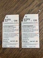 2x Schifffahrtstageskarte - Schweiz mit Halbtax *18.10.26
