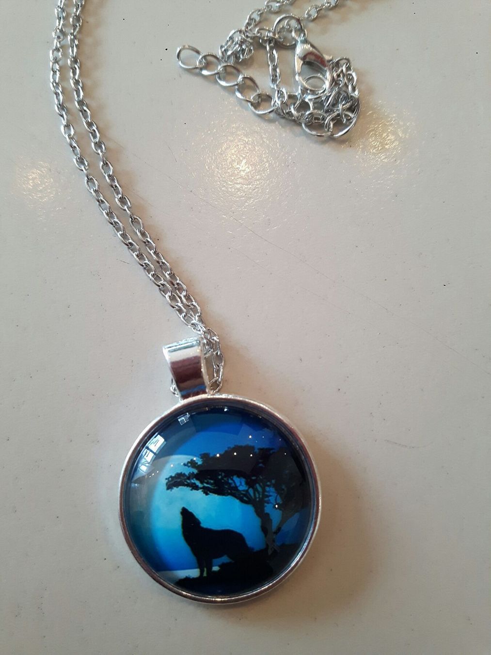 Catenine: Kette - Wolf hinter Glas - witzig – Nuovo e nell'imballaggio originale da Ibach venduto da fantasyfashion 2