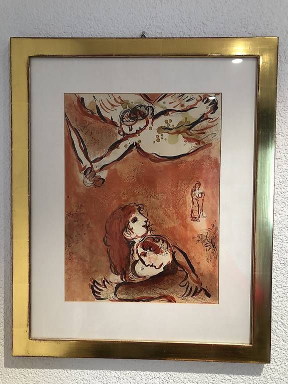 Foto & Immagini: Marc Chagall mit Blattgold-Rahmen  – Usato da Riedt b. Erlen venduto da mar_lh52
