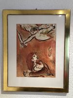 Marc Chagall mit Blattgold-Rahmen 
