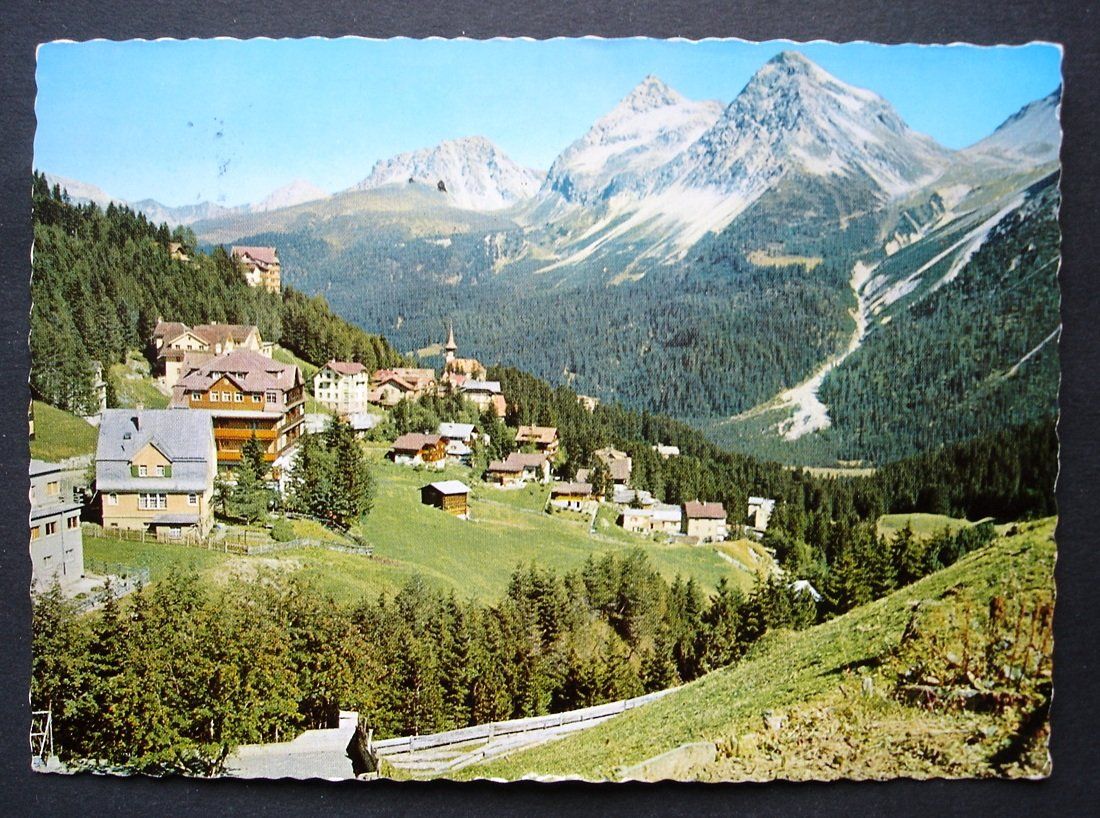 Cartes postales: INNER-AROSA mit Furkahörner – D'occasion à Jona par philajona