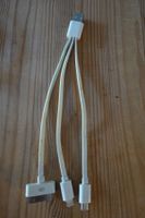 3 in 1 Ladekabel für verschiedene Geräte USB