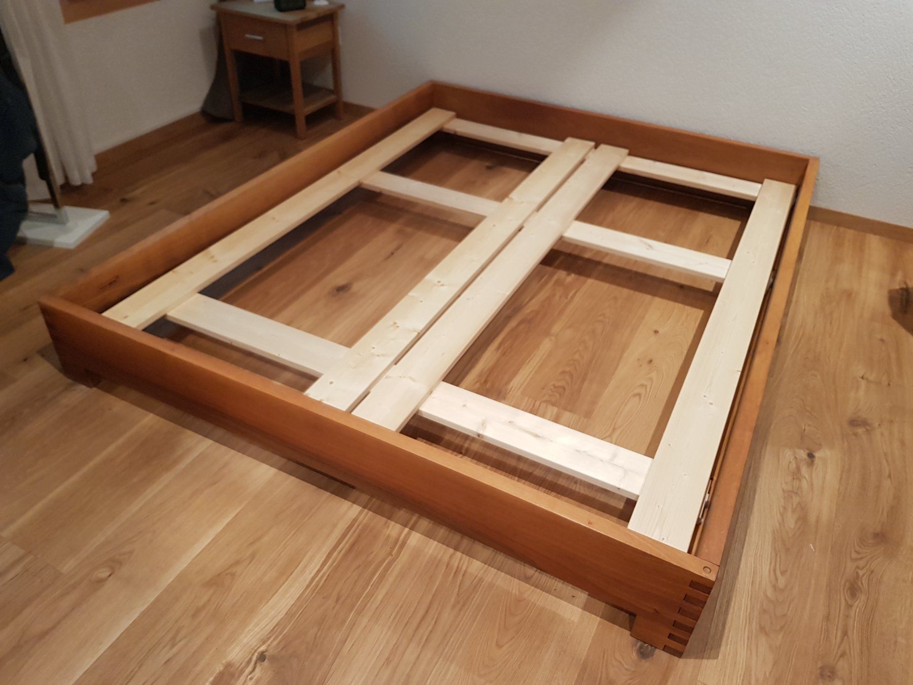 Fanello System Doppel Bett 160x200 Natur Latex Matratzen (Gebraucht) in ...