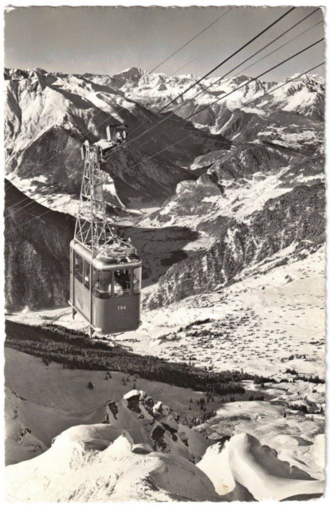 Cartoline postali: Verbier - Luftseilbahn Attelas – Usato da Binningen venduto da Mountainrider