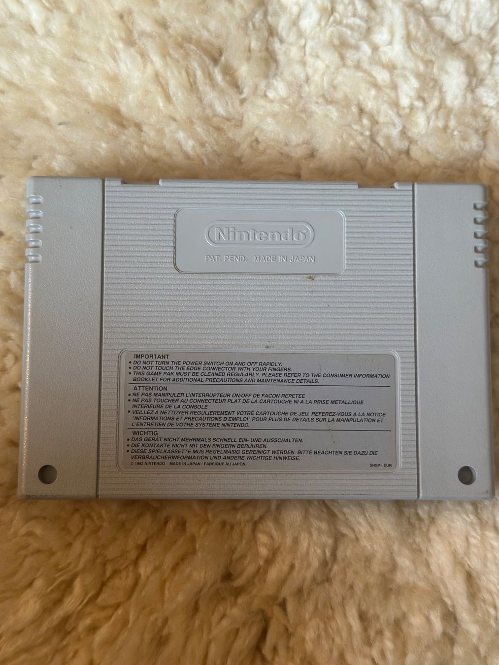 Spiele: Super Tennis (Super Nintendo) – Gebraucht aus Zürich von John-Wayne23 2