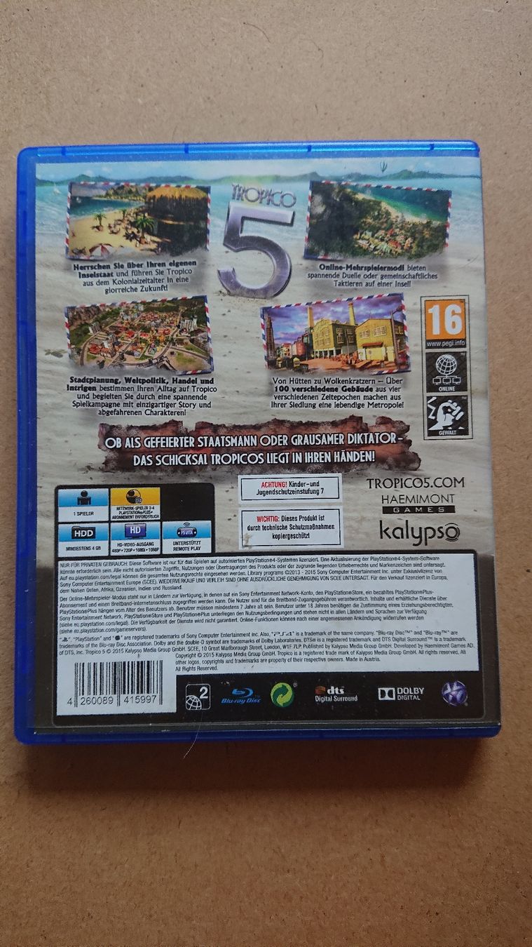 Giochi: Tropico 5 Limitierte Day One Edition PS4  – Usato da Chur venduto da FreakofRarity 1