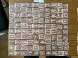 60Fr Ämter Frankaturware ungestempelt postfrisch Sammlung