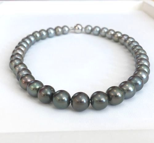 Perle (finte): Collier: Tahiti-Perlen 12-14mm, 4.850,- – Nuovo e nell'imballaggio originale da Zürich venduto da juwelier-damken 4
