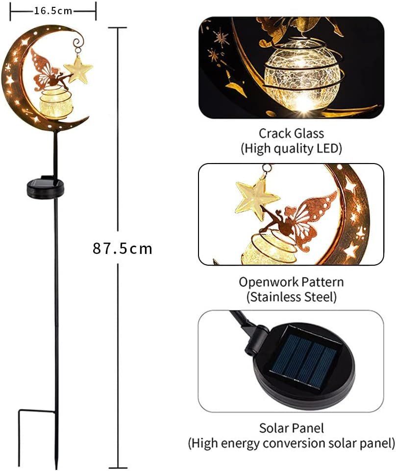 Lampade: Mond Solarleuchten Garten – Nuovo e nell'imballaggio originale da Nuglar venduto da SaleRitter 5