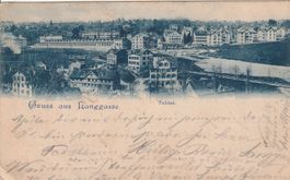 St.Gallen-Langgasse-Karte gelaufen 1908