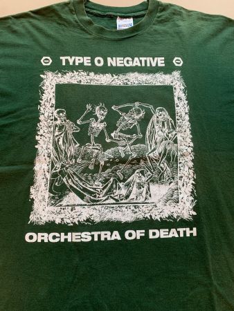 TYPE O NEGATIVE 1995 Orchestra of Death orig. Shirt, rare!!