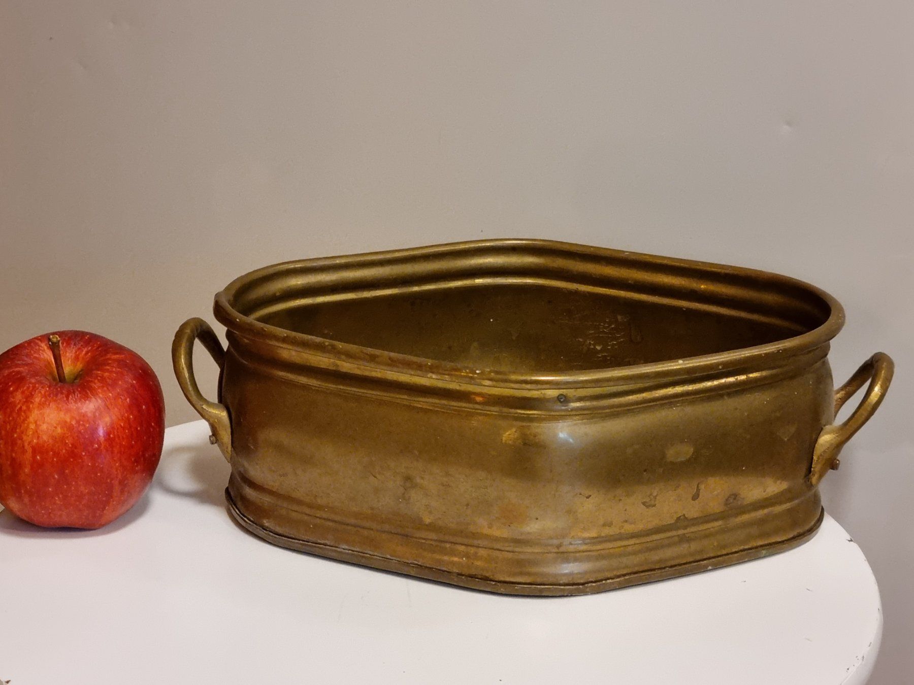 Vasi per fiori: Vintage Messing Cachepot Handarbeit India – Usato da Scharnachtal venduto da devin03
